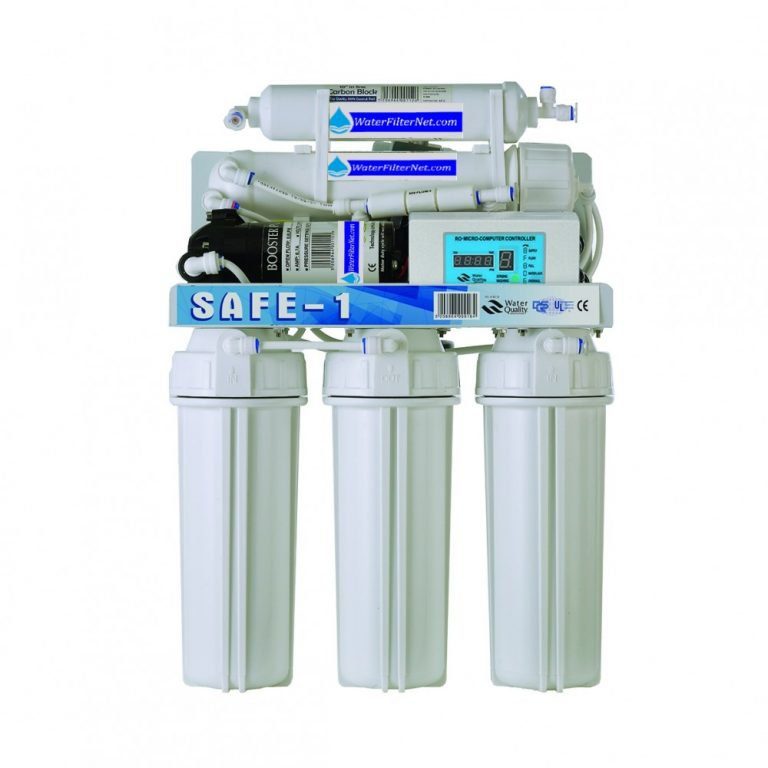 Reverse Osmosis Water Filter System with Pump and Conductivity Meter