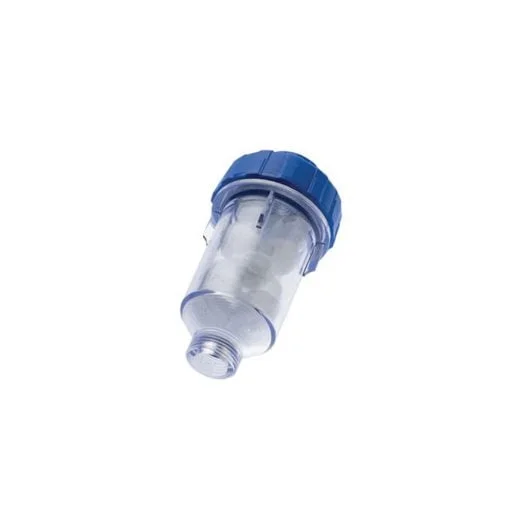 water filter housing with polyphosphate