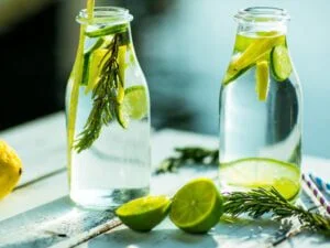 Refreshing detox filtered water in Cyprus