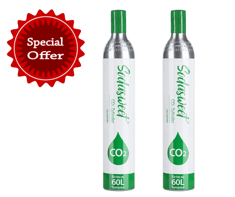 CO2 cylinder filled for sparkling water makers 2