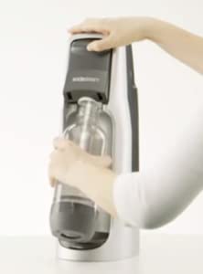 Fill sodastream bottle with water