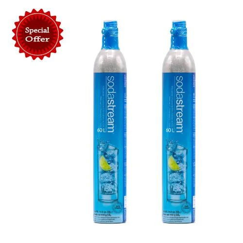 Баллон SodaStream CO2 - Запасной газ CO2 объемом 60 л для производителей газированных напитков заполнен — изображение 2