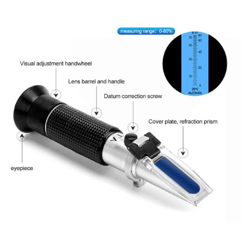 Accurate Alcohol Measurement with Cyprus Alcohol Refractometer