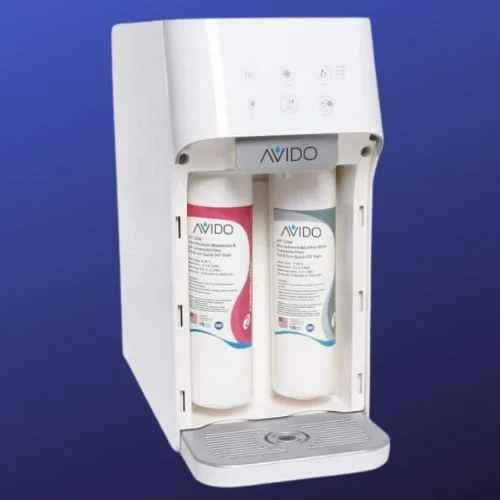 White Bottleless Water Cooler with Filters