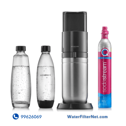 SodaStream Duo sparkling water maker with glass bottle, available in Cyprus