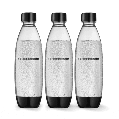 Бутылка SodaStream, 1 литр, тройная упаковка, без BPA, тонкая