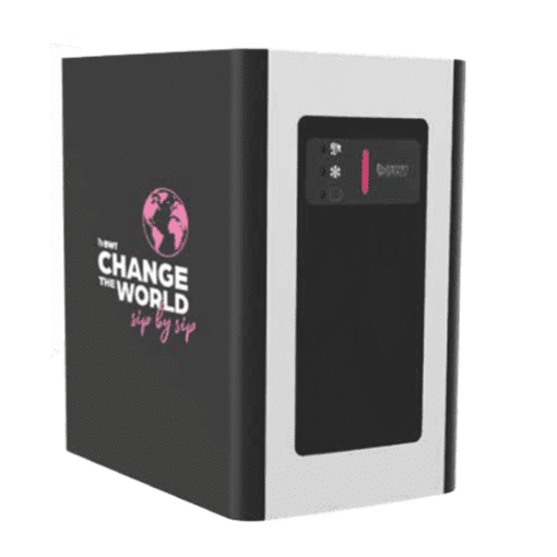Under counter water dispenser with chilled, sparkling, and ambient water options