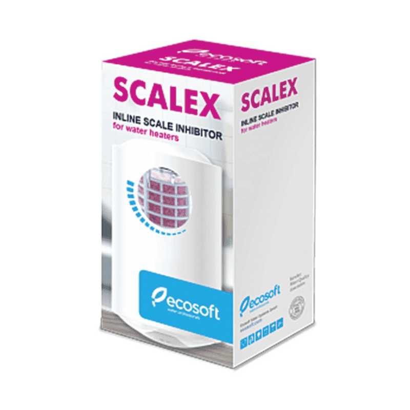 Ecosoft ScaleX inline scale inhibitor box for washing machines and dishwashers