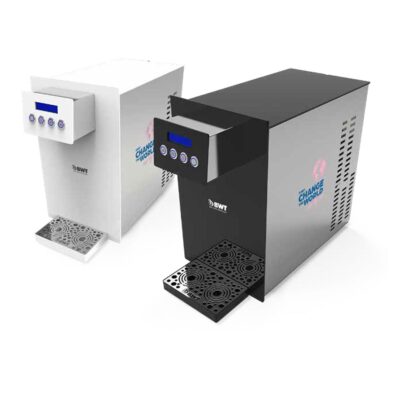 BWT AQA drink CUBE countertop water dispenser with sparkling and cold water for Cyprus homes and cafes