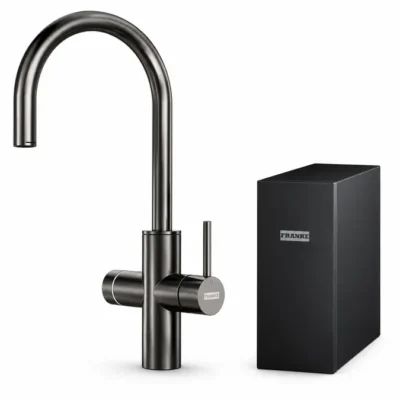 Franke Mythos Water Hub All-In-One Anthracite with filtered chilled sparkling and boiling water system