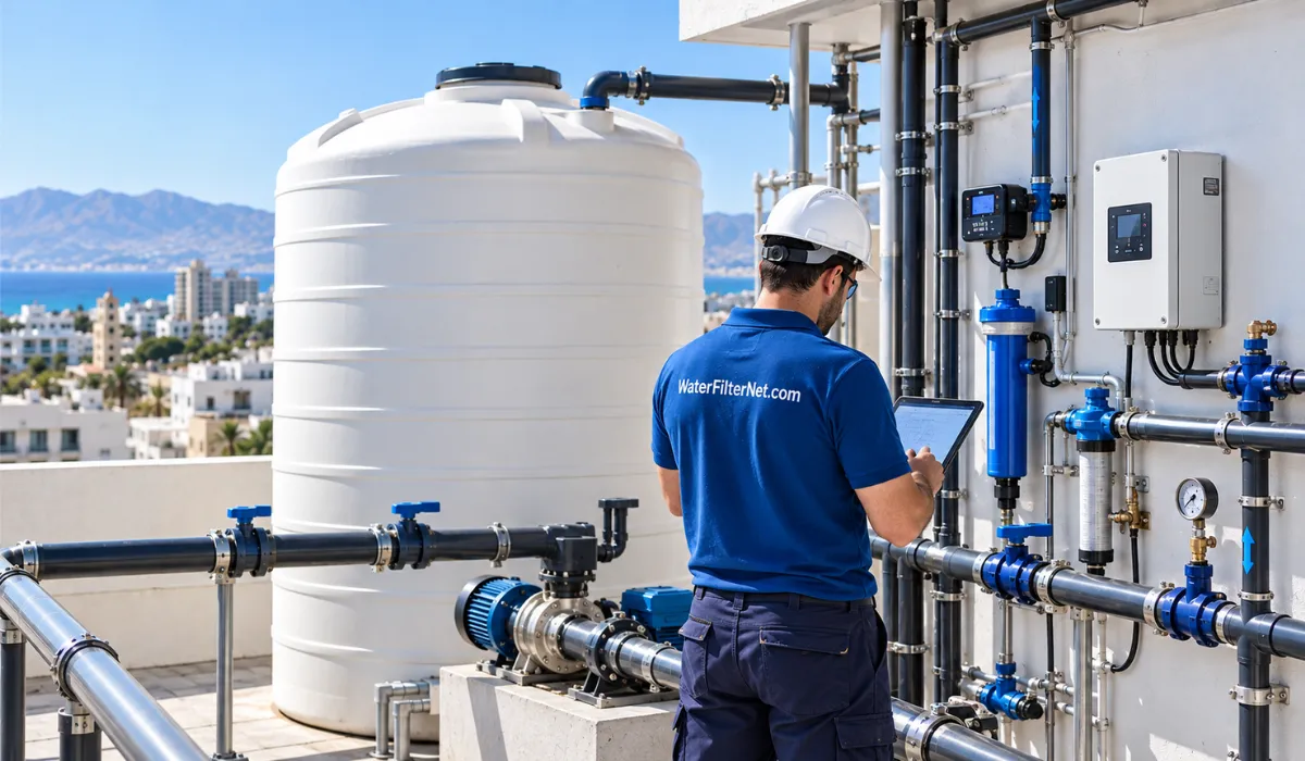 Legionella treatment and water system disinfection in Cyprus