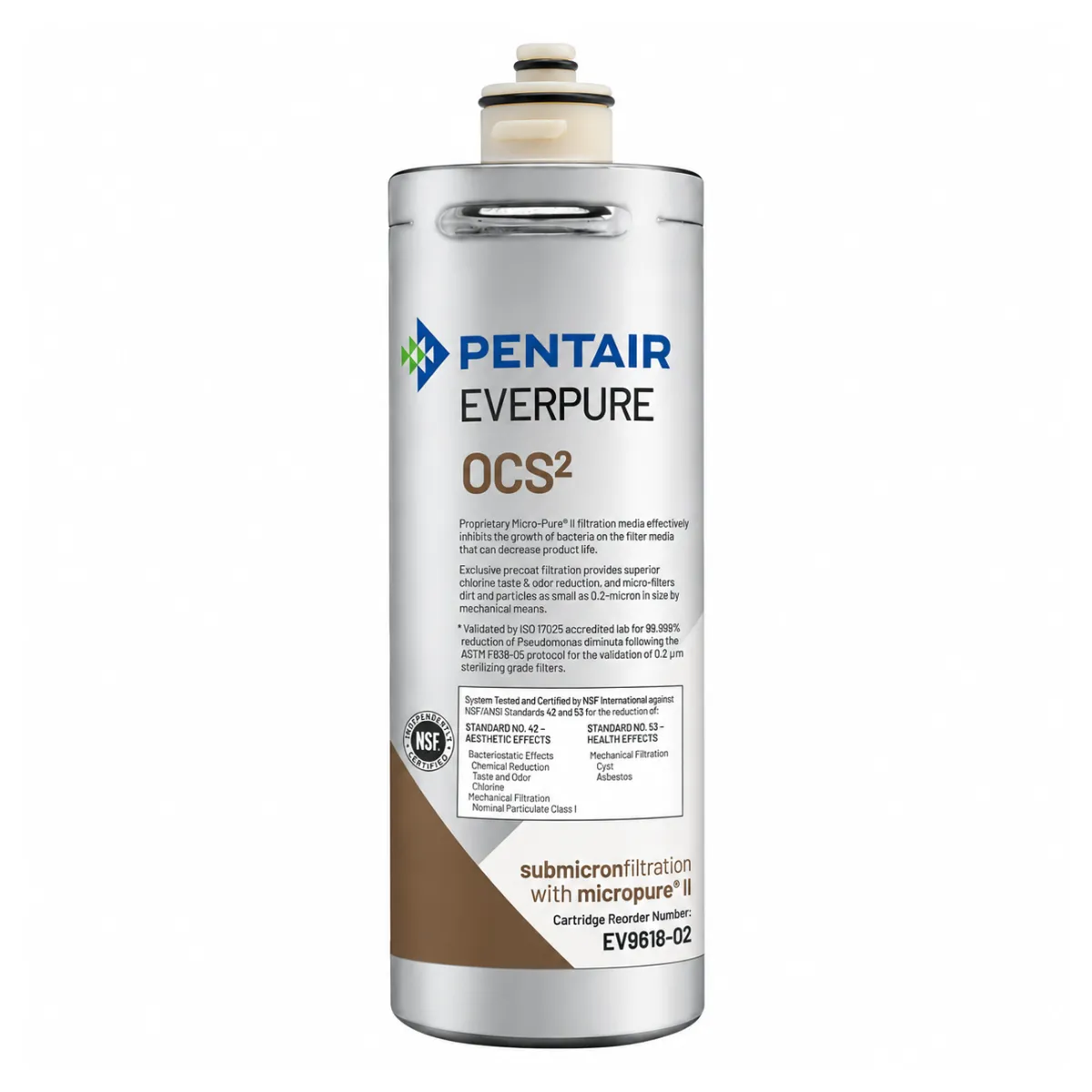 Pentair Everpure OCS2 EV9618-02 replacement filter cartridge